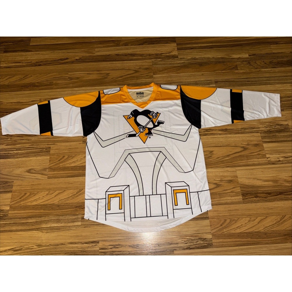 Pittsburgh Penguins Star Wars Storm Trooper Jersey  Unisex Size XL